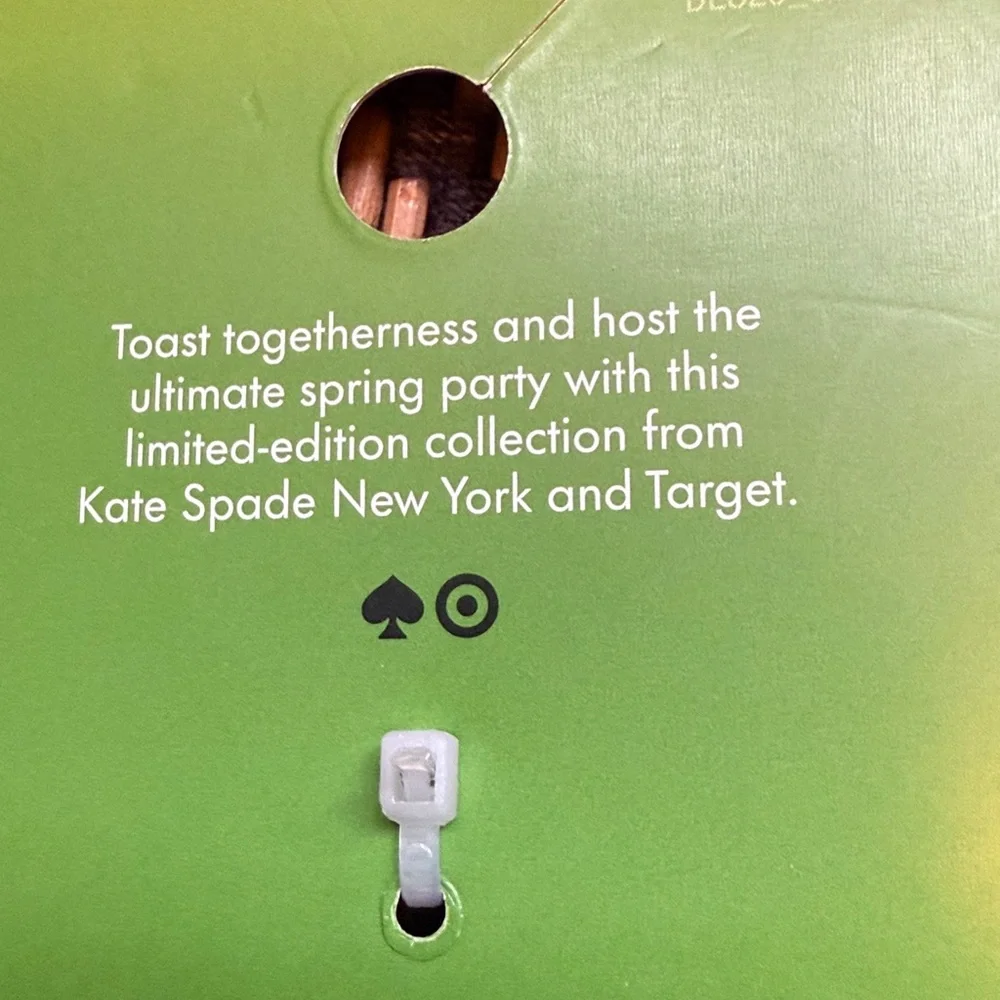 Camera Bag Charm Keychain kate spade new york x Target Gold Green Rhinestone